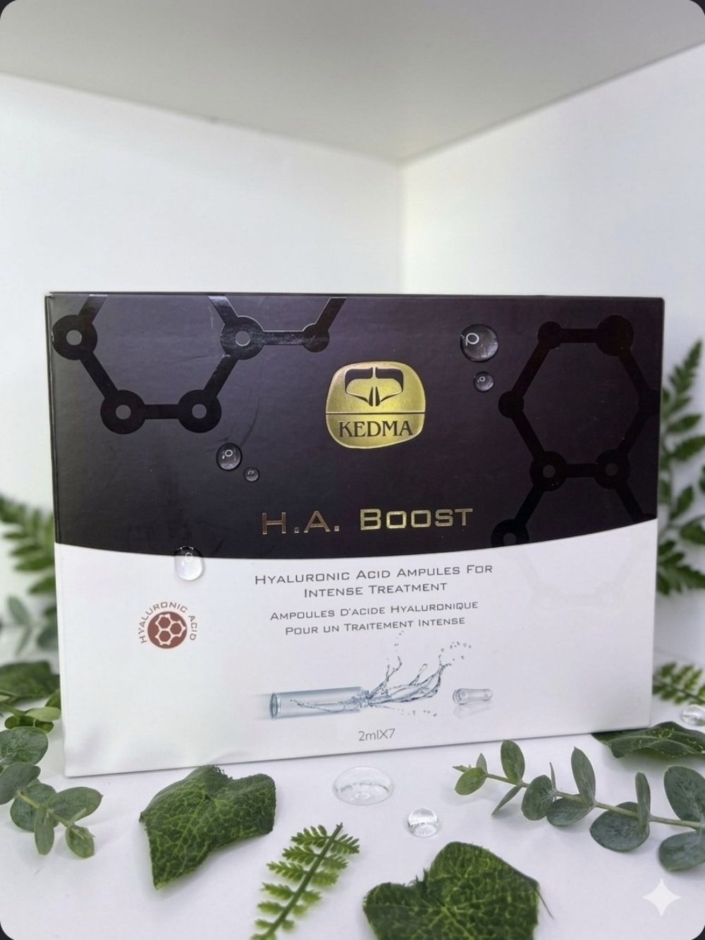 NIB Kedma H.A. Boost Hyaluronic Acid Facial Serum Skincare Booster Set